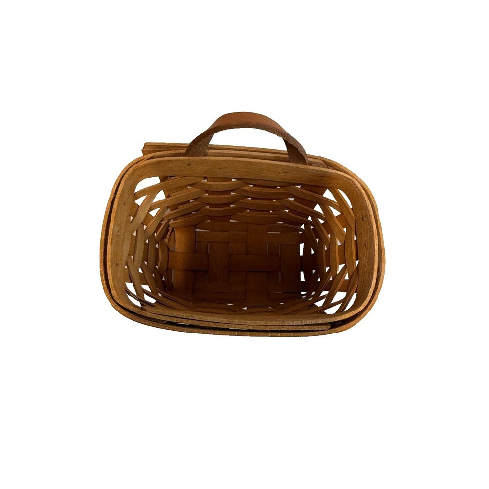 1993 Longaberger Ambrosia Basket Booking/Promo Basket 5.5"L x 4"W x 4"H - Picture 2 of 3